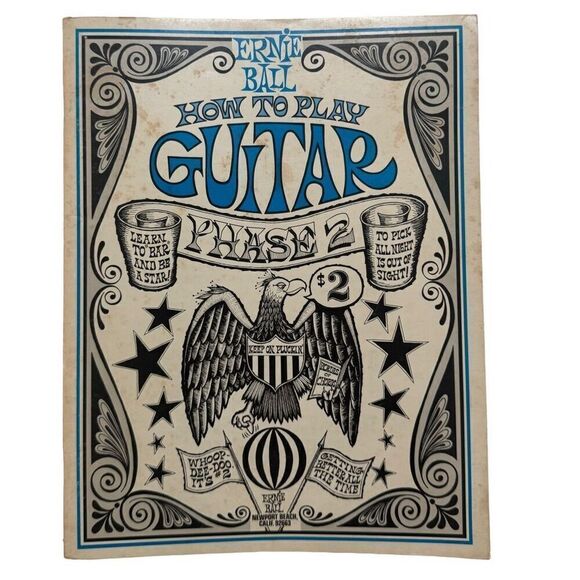 ERNIE BALL How To Play Guitar Phase 2 (1972, Softcover) - Picture 1 of 7